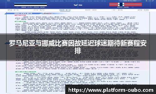 罗马尼亚与挪威比赛因故延迟球迷期待新赛程安排